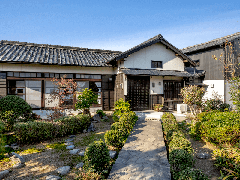 日本庭園のある古民家を改修